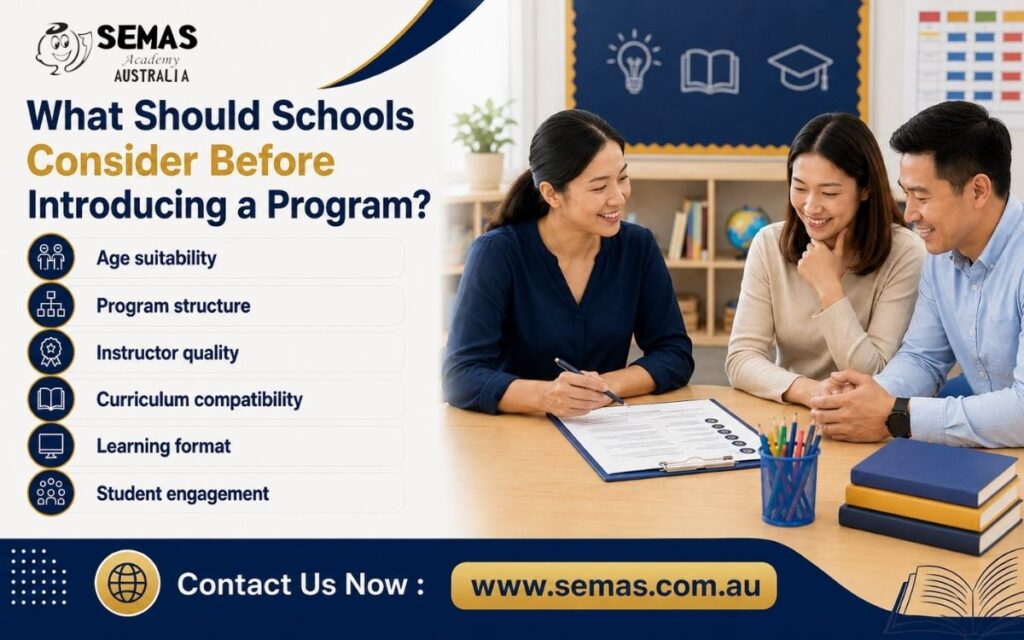What Should Schools Consider Before Introducing a Program